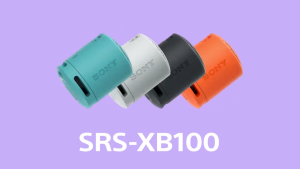 Sony SRS-XB100 EXTRA BASS ลําโพงไร้สายแบบพกพา IP67 ลําโพงบลูทูธกันน้ําและกันฝุ่นไมโครโฟนแฮนด์ฟรี Speakerphone