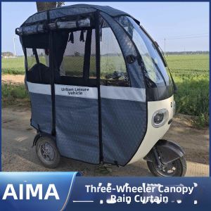 Rain and Sun Canopy Electric Tricycle