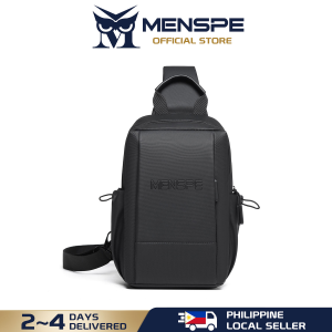 MENSPE Mens Chest Bag Cross Body Bag Travel Shoulder Bag Casual Men Chest Bag Men Fashion Shoulder Bag Waterproof Casual Sport Street Bag for College Student