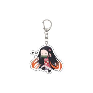 Bandai | Móc Khóa Anime Demon Slayer 55MM Acrylic Có Hình Kamado Nezuko Tomioka Giyuu Kochou Shinobu Rengoku Kyoujurou Món Quà Dễ Thương Dành Cho Người Hâm Mộ