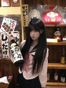 Waist-Cinching School Uniform Set in Pink Long Sleeve High-Waisted Pleated Skirt for Women Japanese Style College Fashion