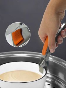 Kẹp Chống Bỏng Bằng Thép Không Gỉ Kẹp Đĩa Cách Nhiệt Kẹp Nấu Canh Kẹp Cầm Đồ Kẹp Đĩa Kẹp Đĩa Nấu Canh Bằng Thép Không Gỉ