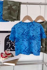 Bộ áo thun phông quần lửng cotton Gelu kids cho bé trai thấm hút mồ hôi mát mẻ mùa hè cho trẻ từ 9-25kg B198