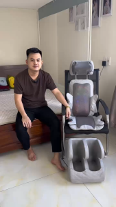 Ghế massage toàn thân Kamaso 2025 cao cấp cải tiến thêm 12 con lăn phần lưng Bảo hành 5 năm