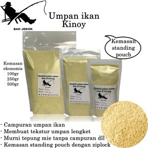 Kinoy Murni Kristal Pengeras Umpan Jitu Pancing Kolam & laut (500gr)