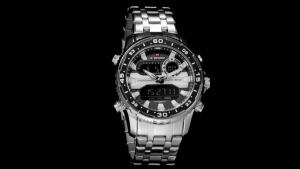 Naviforce | New NAVIFORCE Mens Watch Quartz LCD Digital Watch Male Stainless Steel Strap Water Resistant Date Clock Package Gifts 2026