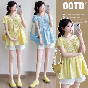 Summer Maternity Fashion Slimming Loose Sweet Shirt