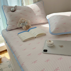 Suxuan | Cool Summer Lace Design Bedskirt Style Set Ice Silk Cooling Mat