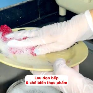 Set 30 Bao tay găng tay cao su làm bếp đa năng tái sử dụng nhiều lần