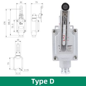 MEINWAY | Explosion-Proof Limit Switch B-Type 15B/5d