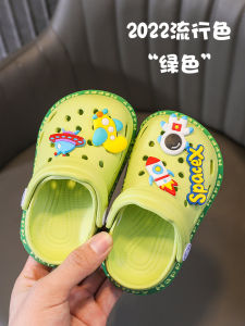 การ์ตูนสไตล์ Eva รองเท้าแตะกลางแจ้งสําหรับเด็กฤดูร้อนถ้ํานักบินรองเท้าลื่นสบายใช้ในบ้านสําหรับชายและหญิง