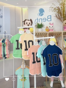 Bộ quần áo bé trai cài chéo BENTY số 10 màu đen dáng thể thao chất liệu rayon an toàn cho da bé