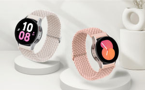 20mm 22mm Strap For Samsung Galaxy Watch 6/6 Classic/4 Classic/5 5pro/3/active 2/s3 Elastic Braided Solo bracelet Huawei watch GT 2e pro band