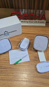 BEL-003 2 Receiver Wireless Doorbell Waterproof Lonceng / Bell Pintu / Bel Rumah Door Bell House LED Light 36 Nada / Ringtones & 4 Level Volume