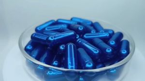 1000pcs size 00 Pearl Blue/Pearl Blue OSPA High Quality Empty Gelatin Capsule