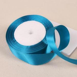 Wide 6mm~50mm 22meters/roll Peacock Blue Satin Ribbon Sewing Christmas Wedding Party Decoration Gift Wrap Handmade Material