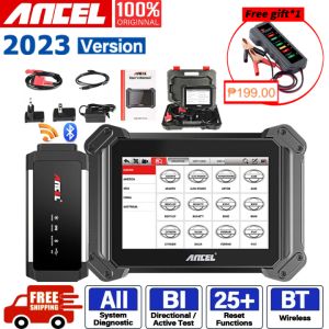 ANCEL V6 Pro+/V6 OBD2 Scanner Diagnostic Tool Bluetooth Automotive Bidirectional Scan Tool Full Systems Car Code Reader with 25+ Service ABS Bleed/Key Programmer/EPB/DPF/Battery/TPMS  2024 Newest