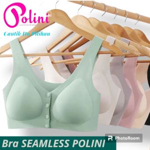 Bra SEAMLESS POLINI | BH Kancing Depan 1 & 3 Pcs | Bra Menyusui | Bra Busa Tanpa Kawat | Pakaian Dalam Wanita | LATANSA