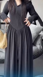 Áo Khoác Chống Nắng Toàn Thân Nữ Dáng Váy Vải Thun LạnhChống Tia Cực Tím UPF 50+Chống Gió Cản Bụi