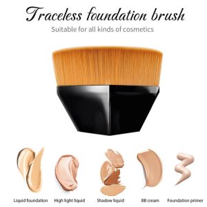 [100% Original] Super soft High-density Seamless Petal Foundation Brush bb cream petal traceless makeup brush no card powder portable concealer foundation brush