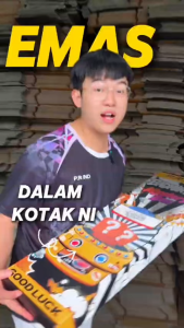 【P.RIND】【HOT】Golden Racket Blind Box Harimau Mystery Box Badminton Collection