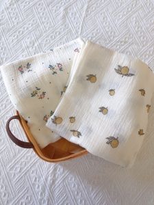 Cloud Sensation Cotton Muslin Baby Bath Towel Wrap Blanket Thin Model Newborn Nursery Room Children Bathing Soft Fabric Cover