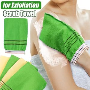 Shower Bath Towel Korean Washcloth Body Massage Scrub Shower Towel SPA Portable Grain Brush Peeling Dead Skin Gloves