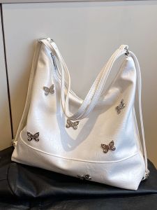 Túi Tote Cạp Cao Butterfly Handbag Dây Đeo Đồ Sáng Tạo Thời Trang Túi Xách Túi Đeo Lưng Dung Tích Lớn Túi Tote Phong Cách Hàn Quốc