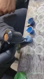 #ที่ปั่นสี คนสีหมึกสัก ผสมสีสัก ใส่ถ่านAA 2ก้อน