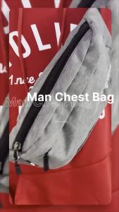 LJ- Chest Bag Waist Pouch Cross Body Beg Man Woman Travel Bag Casual Street Sports Shoulder Sling Bag