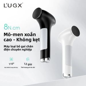 Máy Tẩy Vết Chai Chân Bằng Điện LG 628 Tốc Độ Thấp Thiết Bị Làm Móng Chân Mô-men Xoắn Cao Có Thể Sạc Lại Màu Đen/trắng Dụng Cụ Chăm Sóc Bàn Chân Mịn Màng Với Giấy Nhám