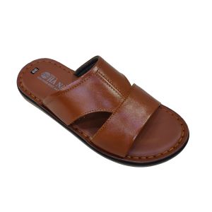 Dép Nam Quai Ngang HA NAM Da Bò Thật Cao Cấp DNA2188a