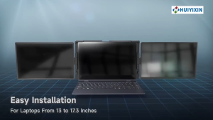 Triple Monitor จอภาพแบบพกพา สําหรับแล็ปท็อป Portable Monitor FHD 14 inch Dual Monitor Screen Extender USB-C HDMI Triple Tri หน้าจอสําหรับสวิทช์/PS5/Mac