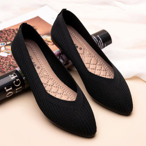 High-End Beijing Fabric Shoes Womens Summer New Style Slip-On Flat Bottom Fashionable Soft Bottom Breathable Comfortable