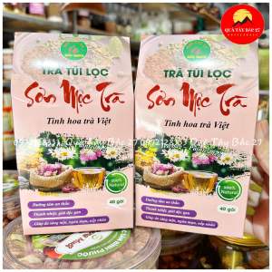 (SALE KHỦNG 30%=60%) Trà Sơn Mộc Trà (túi lọc 40) -Dưỡng tâm an thầƞThanh nhiệt giải độc ganGiúp da sáng mịn ngừa mụn nếp nhăn -Qùa Tây Bắc 27