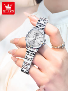 OLEVS | Đồng Hồ Nữ Đèn Đêm Chống Nước Phong Cách Tối Giản Elegance