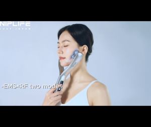 【Ready stock】Japan NIPLIFE FM-02 symmetrical lifting ems microcurrent beauty roller facial massage firming Re-Aging Intelligent Ultra RF/EMS Slimming Artifact V-Face Beauty Facial Massage to firm and lift facial muscles Skin Tightening Device提拉紧致 瘦脸仪 美容仪