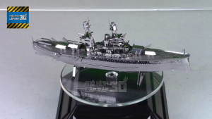 [Chưa Lắp] Mô hình 3D Kim Loại Lắp Ráp Thiết Giáp Hạm USS Arizona BB-39 Hải Quân Mỹ