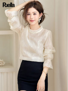 puella | Áo Sơ Mi Voan Thanh Lịch Kiểu Pháp Cao Cấp