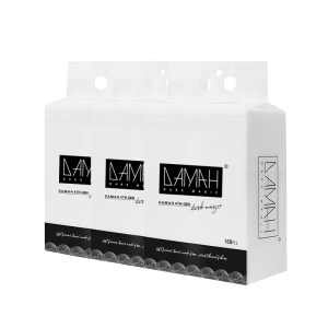 DAMAH | Disposable Thick Cotton Soft Facial Towelettes 910 Pieces