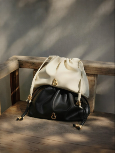 bampo | Celebrity Style Leather Shoulder Bag Small