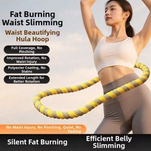 NAIFUNA | Abdominal Fat Reduction Soft Spring Hula Hoop