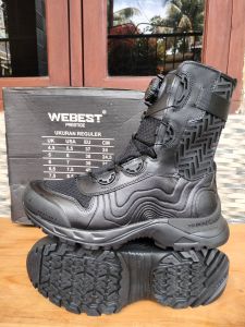 SEPATU PDL WEBEST COBRA/SEPATU PDL WEBEST TALI PUTAR TNI POLRI SATPAM