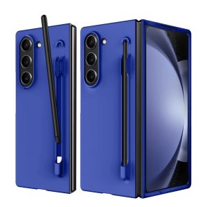 Luxury Frosted Candy Color with S Pen& Slot Case for Samsung Galaxy Z Fold 8 Ultra 7 6 5 4 3 Ultra Slim Shockproof Protect Cover