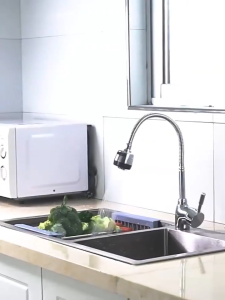 【ร้านค้ากรุงเทพ จัดส่ง 24 ชม】ก๊อกน้ำซิงค์ ปรับได้ 2 ระดับ หมุนได้360 สแตนเลส 304 ก๊อกน้ำอ่างล้างจาน ก๊อกน้ำล้างจาน ก็อกน้ำอ่างจาน ก๊อกน้ําอ่างล้างจาน คอโค้งแรงดันน้ําขนาดใหญ่ ก๊อกน้ําล้างจานปรับง่าย