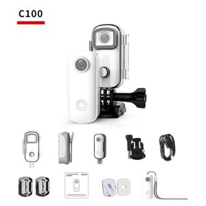 【รับประกัน 1 ปี】SJCAM C100/C100+ 4K wifi Action Camera กล้องกันน้ำ กล้องติดหมวก มีระบบกันสั่น มีรีโมท กล้องแอคชั่นกันน้ำได้ลึกถึง 30 เมตร เชื่อมต่อWIFIดูผ่านมือถือ