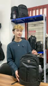 Tas Ransel Backpak Hitam Pria Wanita: Tas Fungsional untuk Kerja & Kuliah