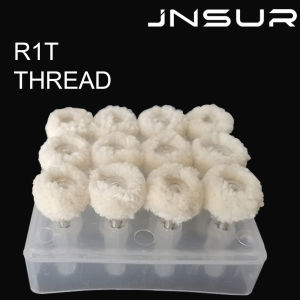 JNSUR Flat Dentist Polisher Kit For Ceramics Composite LowSpeed Handpiece Polishing Brush Porcelain/Natural Teeth/Nail Polishing