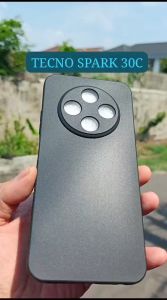 Case TECNO SPARK 30C Silikon Black Premium Ring Magsave Soft Casing Handphone
