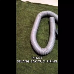 Selang Bak Cuci Piring Abu-Abu Flexibel 80CM HPP / selang bak cuci piring / selang westafel